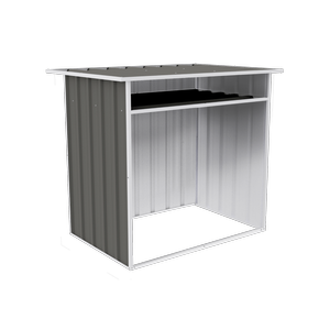 Absco Sheds 1.22 x 0.87 x 1.15m Woodland Grey Wood Store Cover