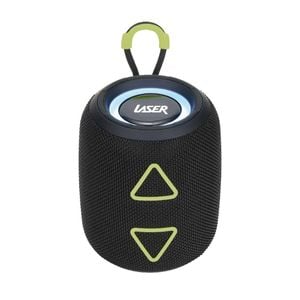 Laser Mini Bluetooth Speaker Fabric Portable (Black)