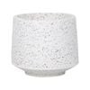 290 x 240mm Large White Terrazzo Look Planter
