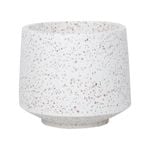 290 x 240mm Large White Terrazzo Look Planter