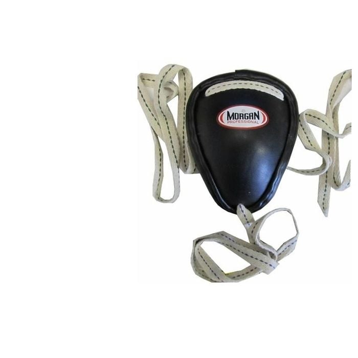 Morgan Platinum Lace Up Steel Groin Guard