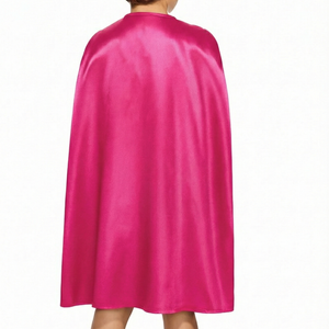 MEDIUM CAPE Kids Childrens Party Costume Vampire Halloween Coat School Team Hot Pink