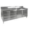 Modular Systems Kitchen Tidy Cabinet With Double Right Sinks Dsc-2400r-h
