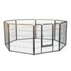 80cm Height 8 Panels Galvanised Dog Pen