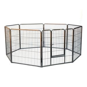 80cm Height 8 Panels Galvanised Dog Pen