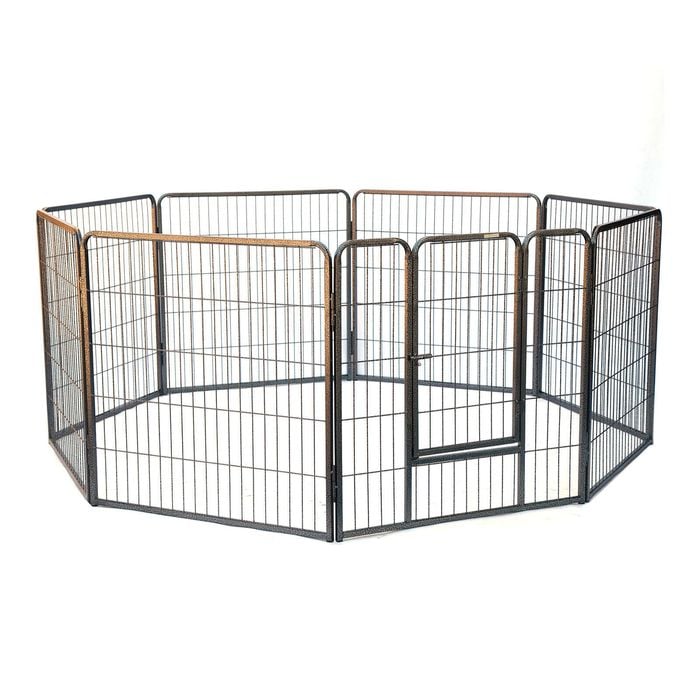 80cm Height 8 Panels Galvanised Dog Pen