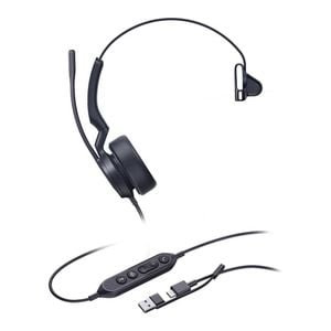 Yealink Uh44 Mono Teams Usb-c/a Ms Headset Noise Cancelling Mic [uh44-m-ms-c/a]