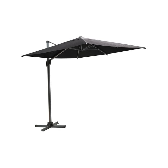 Coolaroo 2 x 3m Charcoal Rectangle Mindil Cantilever Umbrella