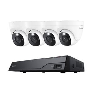 Reolink 4K Security Camera System PoE Wired Turret Cameras 8-Channel NVR With Built-In 2TB HDD