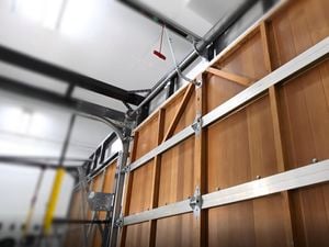 DIY Advice Image - How to open a garage door manually. G Drive blob storage upload.