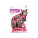 Flamingo 18-25cm Multiple Colours Party Cat Walking Harness With Leash
