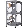 Advwin Cat Cage Pet Cat Bird Shelter Condo Wooden Kitten Cage House