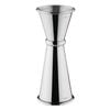 Olympia Banded Jigger Chrome 25ml/50ml Barware Stainless Steel Cocktail Measure