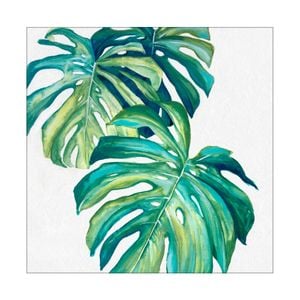 Artey | Botanical Monstera II - Stretched Canvas - Stretched Canvas - 140 x 140cm