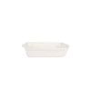 NF Living Rectangular Bake Dish 24x15x5 Durable Ceramic Baking Bakeware White