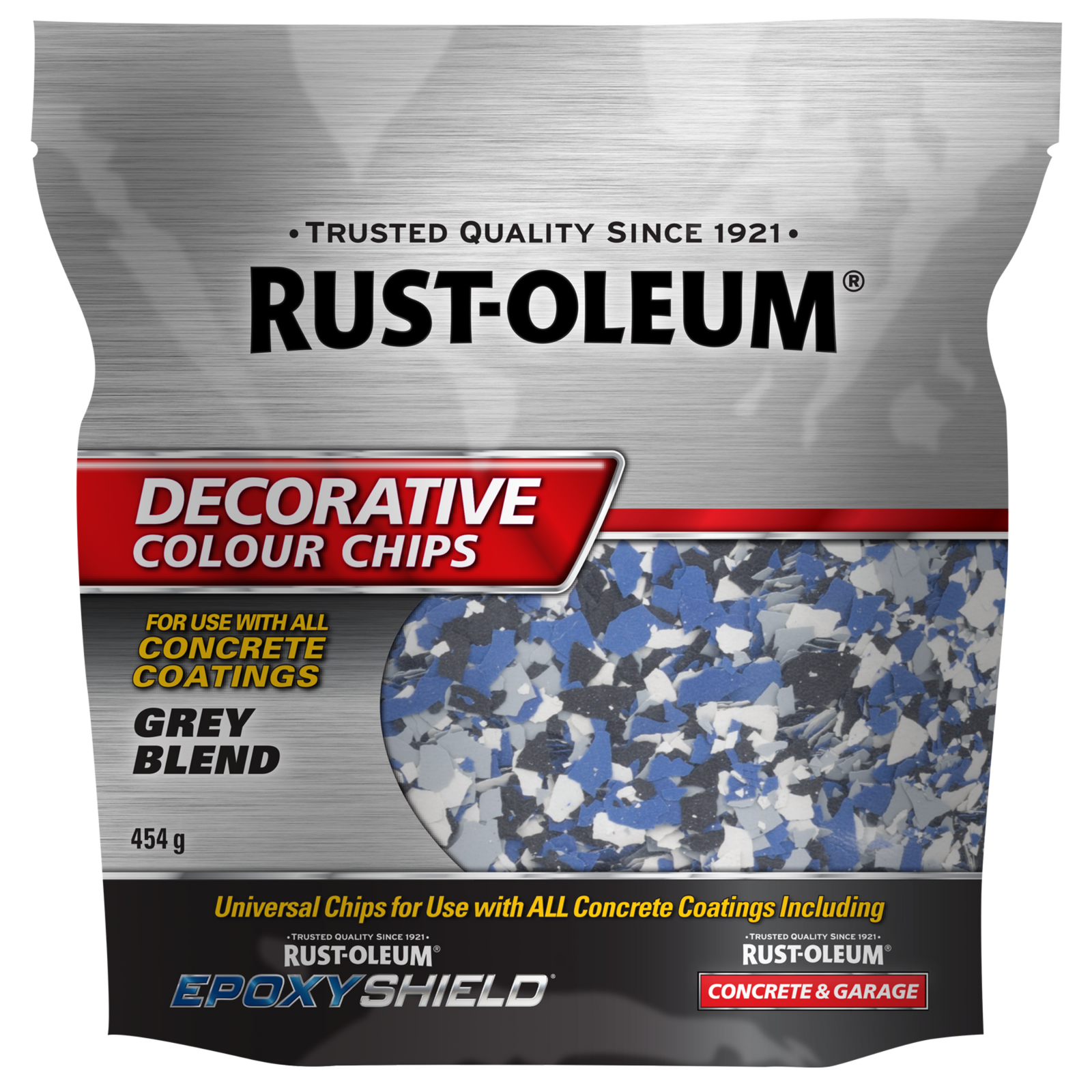 Rust Oleum 454g Grey Concrete And Garage Decorative Chips Bunnings Australia