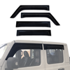AUSGO Wide-Profile Weather Shields for Jeep Gladiator Dual Cab 2020-Onwards Weathershields Window Visors Wind Deflectors