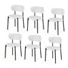 6x Artiss Dining Chairs Boucle Sherpa
