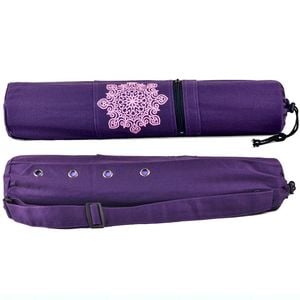 Canvas Yoga Mat Backpack With Adjustable Strap