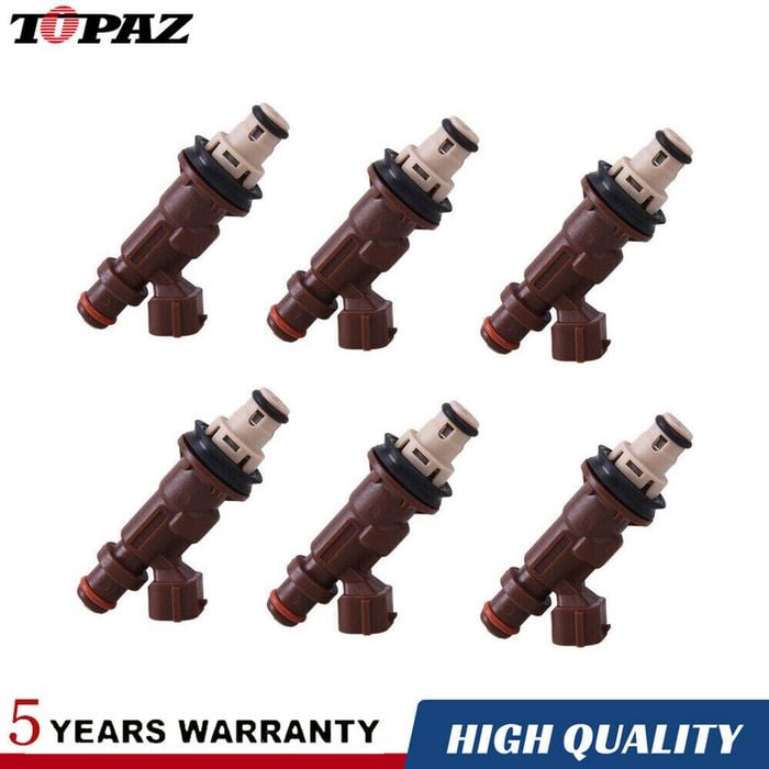 6pcs Fuel Injector Fit For Toyota Hilux Landcruiser Prado 5vzfe 3.4l 23250-62040