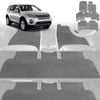 6D Diamond Car Floor Mats for Land Rover Discovery Sport 2014-2019-Ultimate Set-Grey-Outback GT