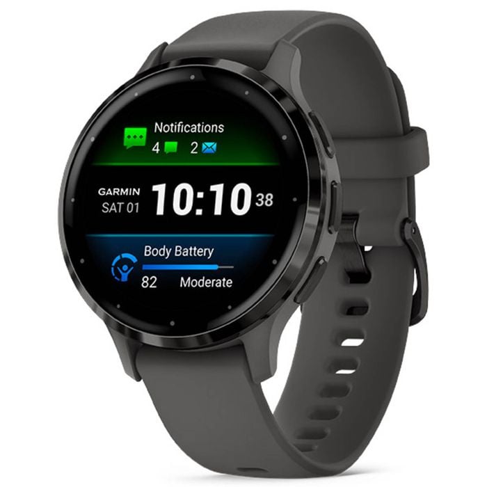 Garmin Venu 3s Slate Bezel W Pebble Grey Case