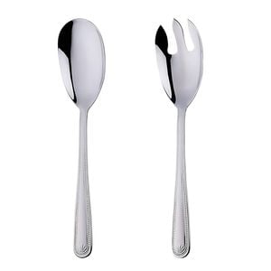 Anygleam Silver Giant Spoon And Fork Set - 2pcs Steel