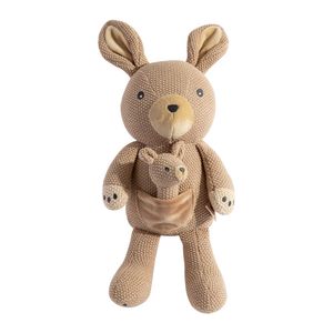 Living Textiles Knitted Baby Soft Toy Kylie the Kangaroo