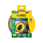 Flexovit 125 x 22 x 1.2mm Ultra-Thin Turbo Diamond Blade