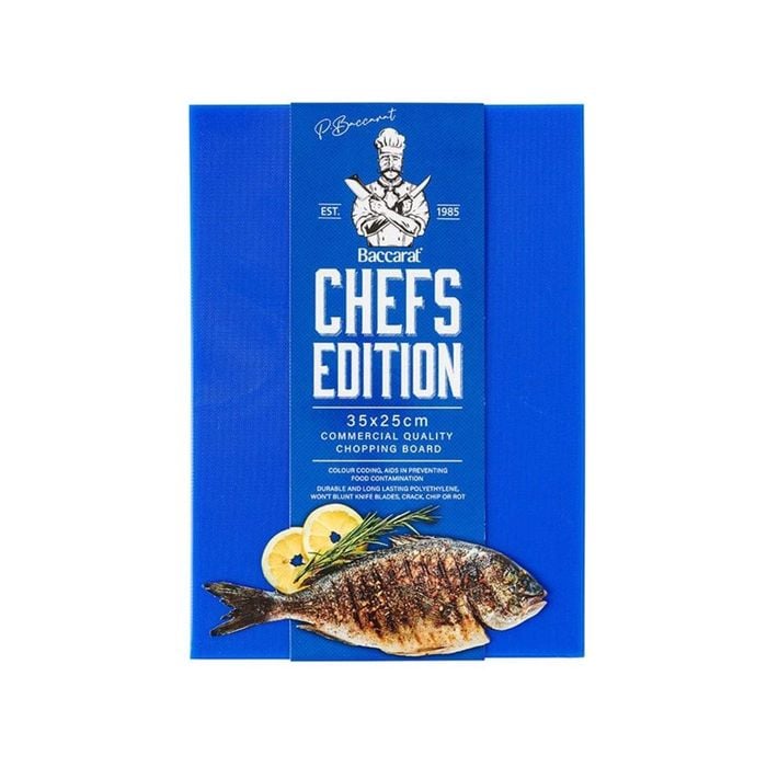 Baccarat Chefs Edition Cutting Board 25cmx1.2cm   - Blue - 35 X 25cm