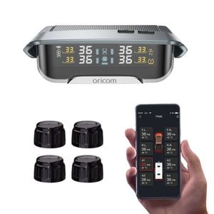Oricom Tpms10-4e Tyre Pressure Monitoring System Including 4 External Sensors (with App Functionality)