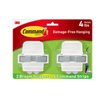 Command 1.8kg Broom Gripper - 2 Pack