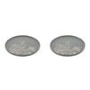 2PK Ladelle Esperance Ceramic Serving Platter Round Reusable Food Tray Green