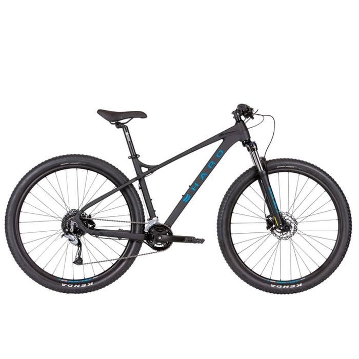 Haro Double Peak 29" Trail MTB Bike - Black / Silver - Large