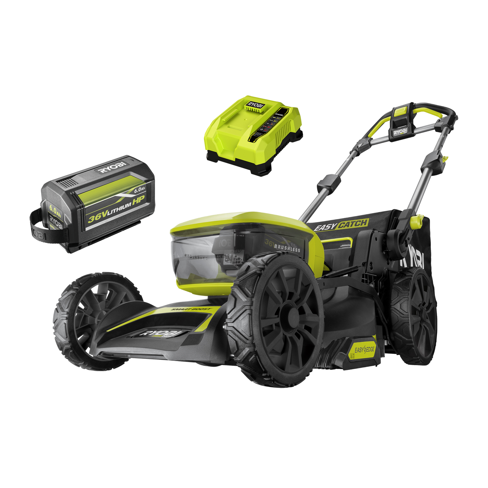 Ryobi B And Q Cordless Lawnmower Ryobi 36V HP 46cm Brushless