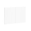 Kaboodle 900mm Nougat Truffle V-Groove Rangehood Doors - 2 Pack