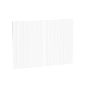 Kaboodle 900mm Nougat Truffle V-Groove Rangehood Doors - 2 Pack