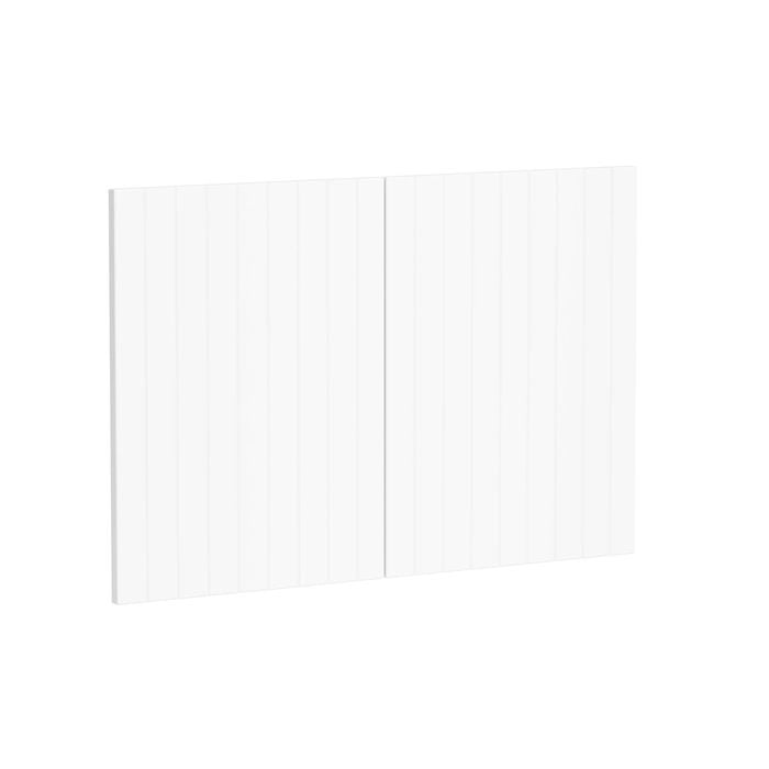 Kaboodle 900mm Nougat Truffle V-Groove Rangehood Doors - 2 Pack
