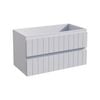 Stein 900 x 450 x 500mm White Select V-Groove Wall Hung Vanity - Cabinet Only