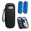 Provecta Insulin Cooler Travel Case With Temperature Display Black With Ice Packs