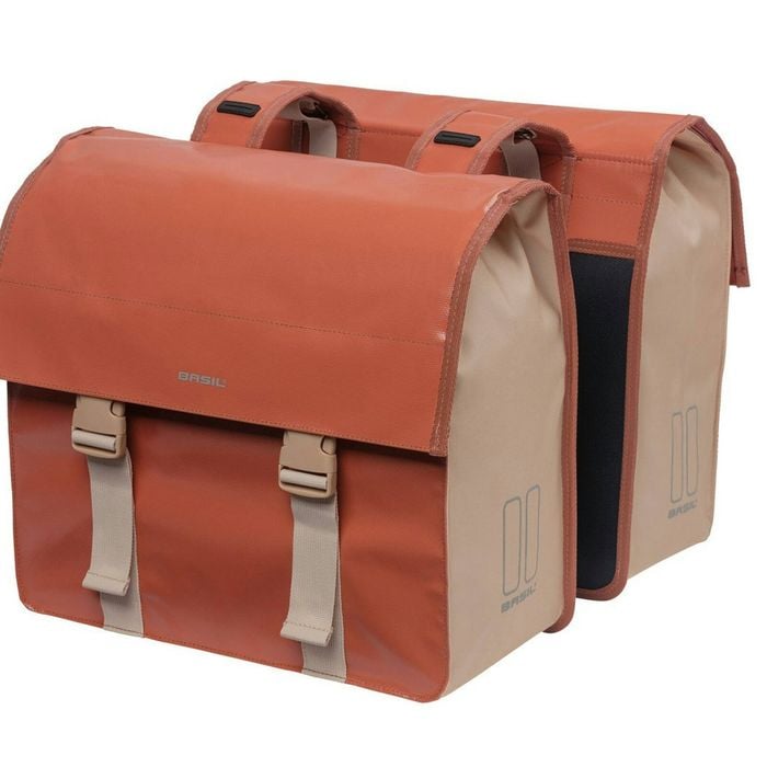 Basil Urban Load Double Pannier Bag 48-53 Litres Red Red