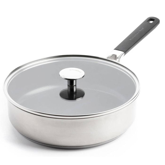 KitchenAid Classic Stainless Steel Covered Skillet 26cm/3.6L