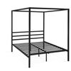 Canopy Bed Frame Black - Queen