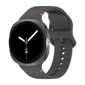 Samsung Galaxy Watch 8 40mm/44mm/Classic 46mm Soft Silicone Loop Watch Band Strap (Grey)