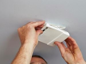 DIY Step Image - How to install a smoke alarm . Blob storage upload.