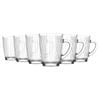 LAV Hestia Glass Mugs - 400ml - Pack of 6