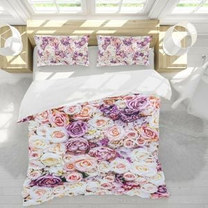 3D Romantic Rose 243 Bed Pillowcases Quilt King Single Size