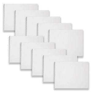 10pc Spirax 579 Sketch Book Drawing Pad School Stationery 27x36cm 16pgs Yellow
