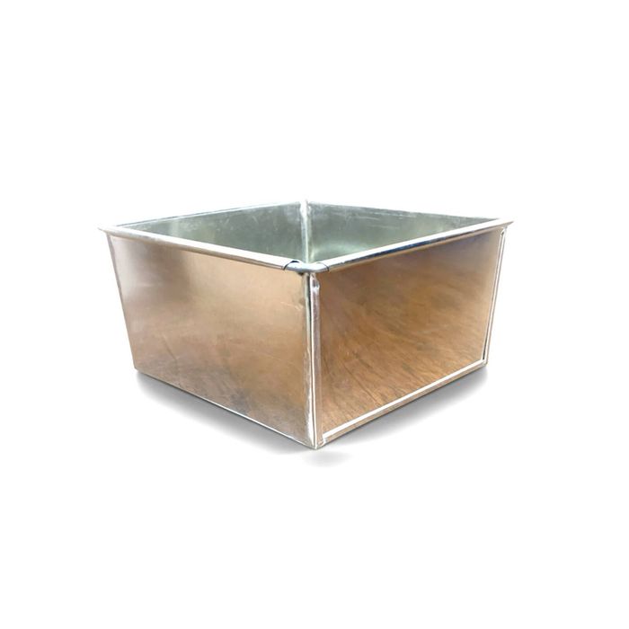 CESCO Square Silver Cake Tin Steel (76mm x 127mm)