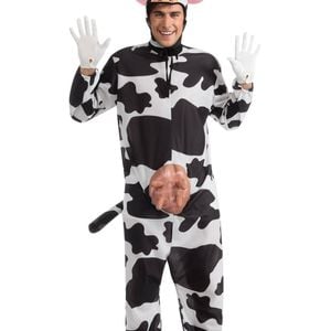 Comical Cow Mens Novelty Animal Costume - Standard